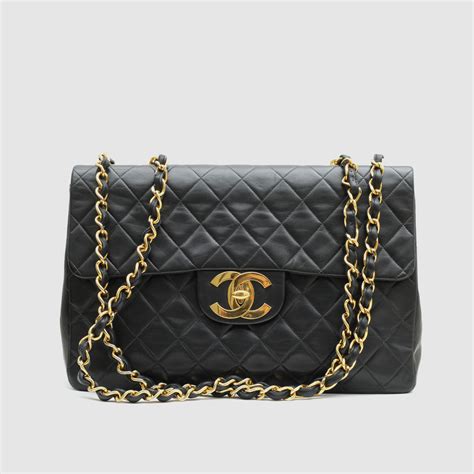 chanel big black bag